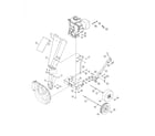 MTD 24A464G729 chipper shredder/wheels diagram