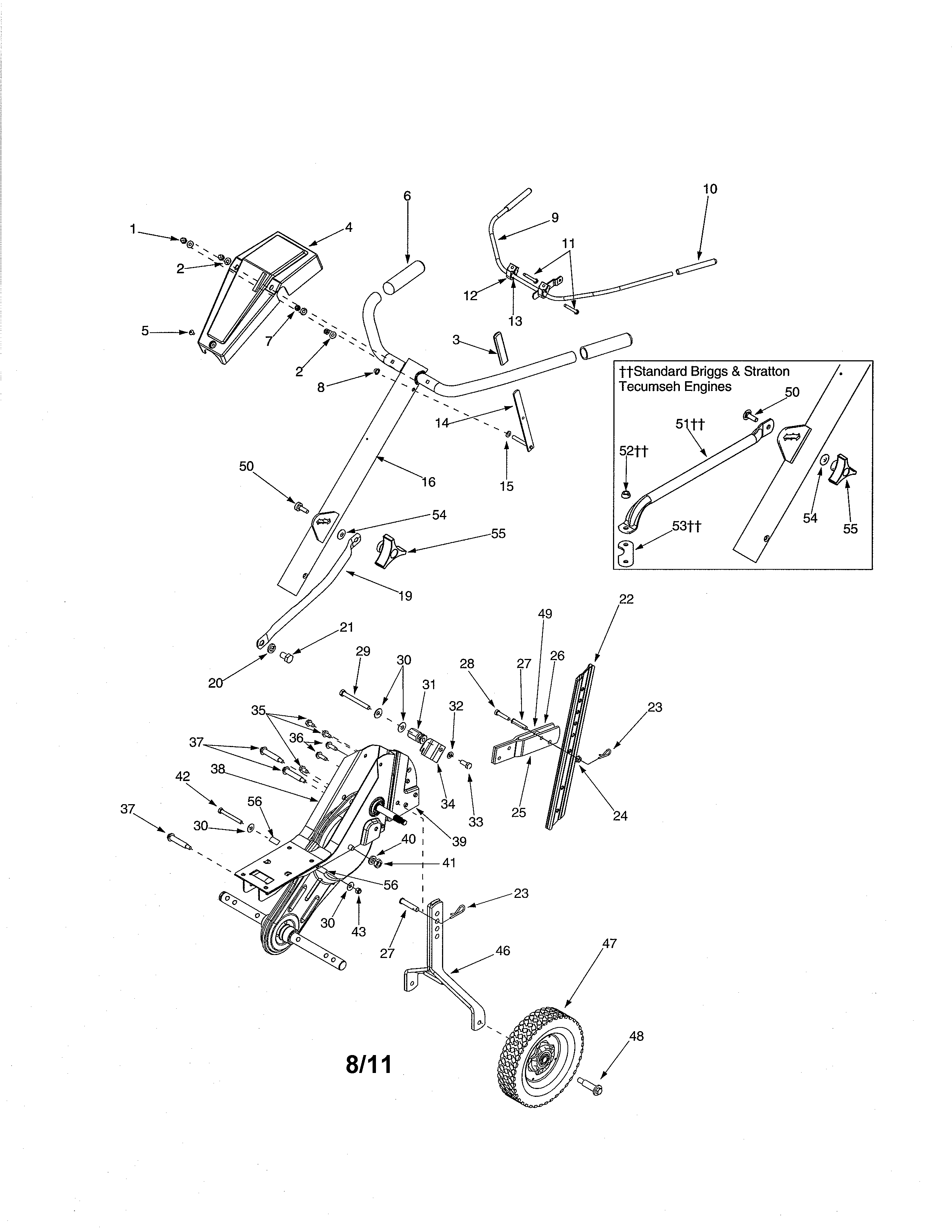 FRAME/HANDLES/WHEELS