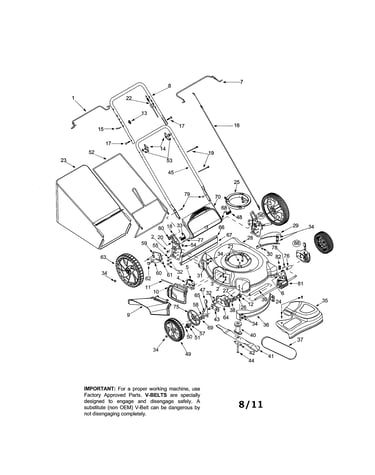 Mower parts