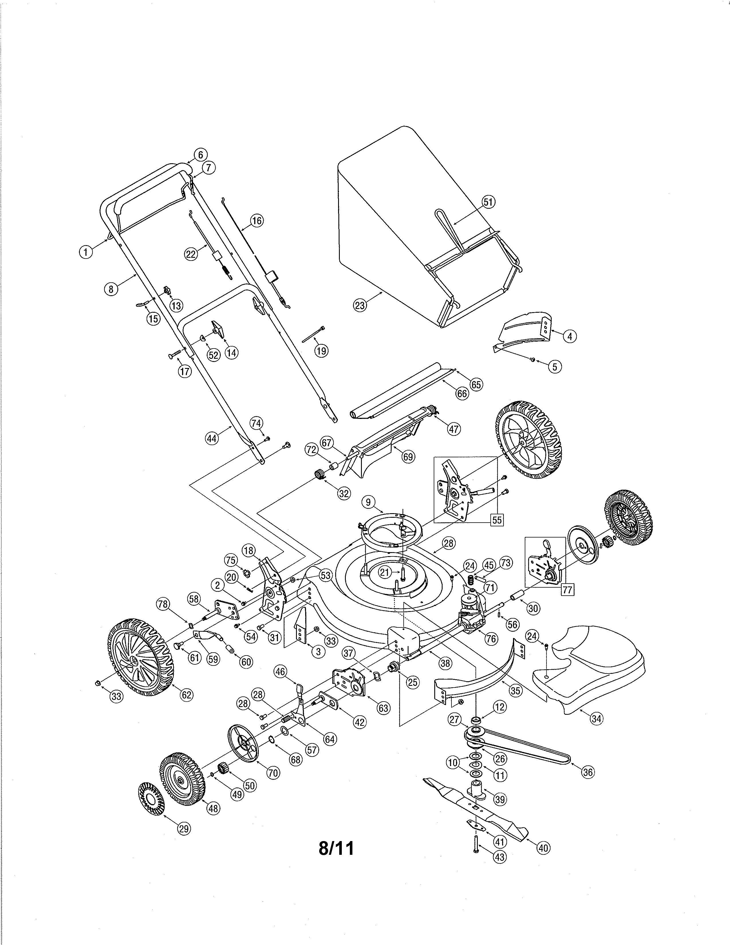 Mower parts