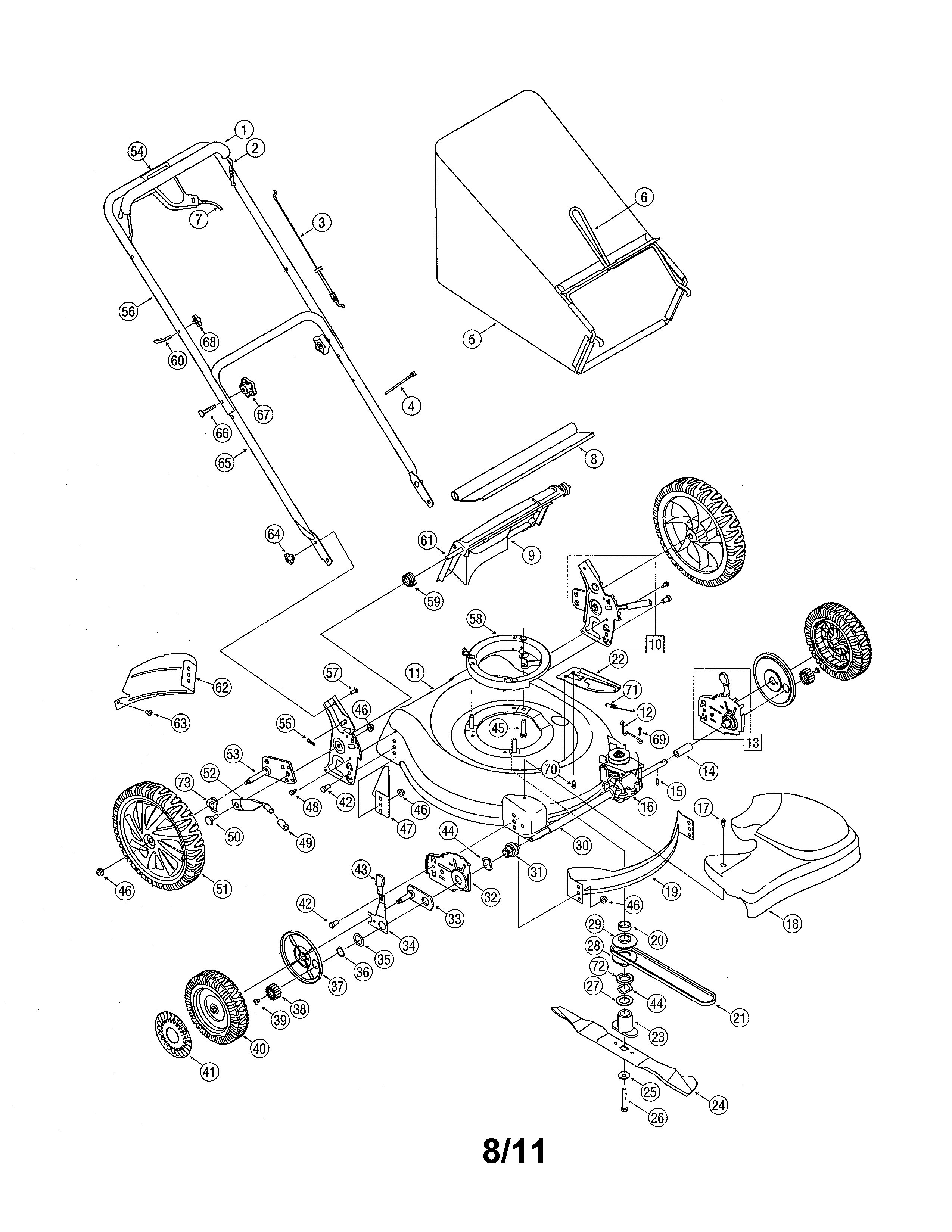 Mower parts