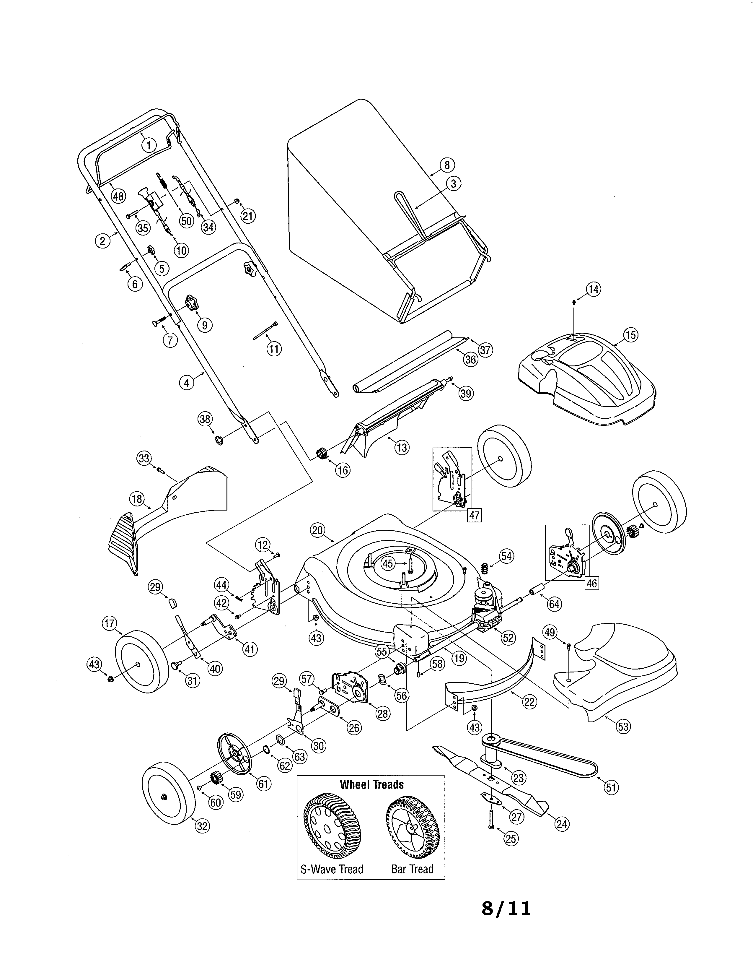 Mower parts