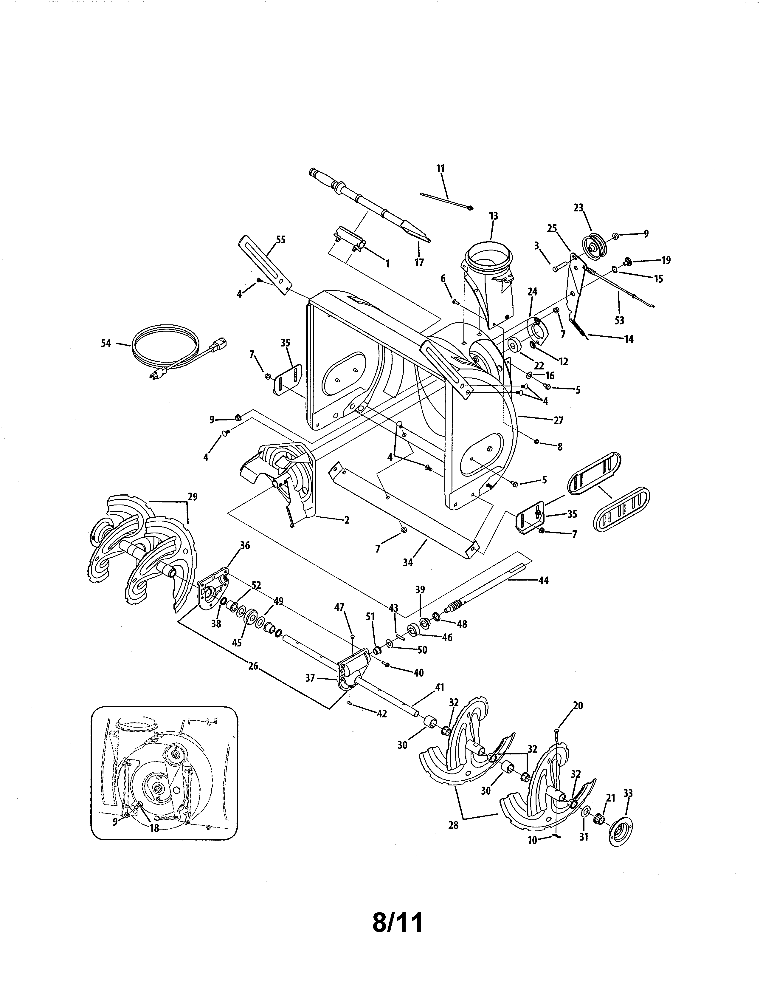 Auger/auger housing