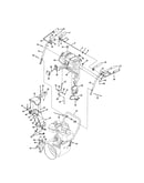 Q-style handle/frame/discharge chute