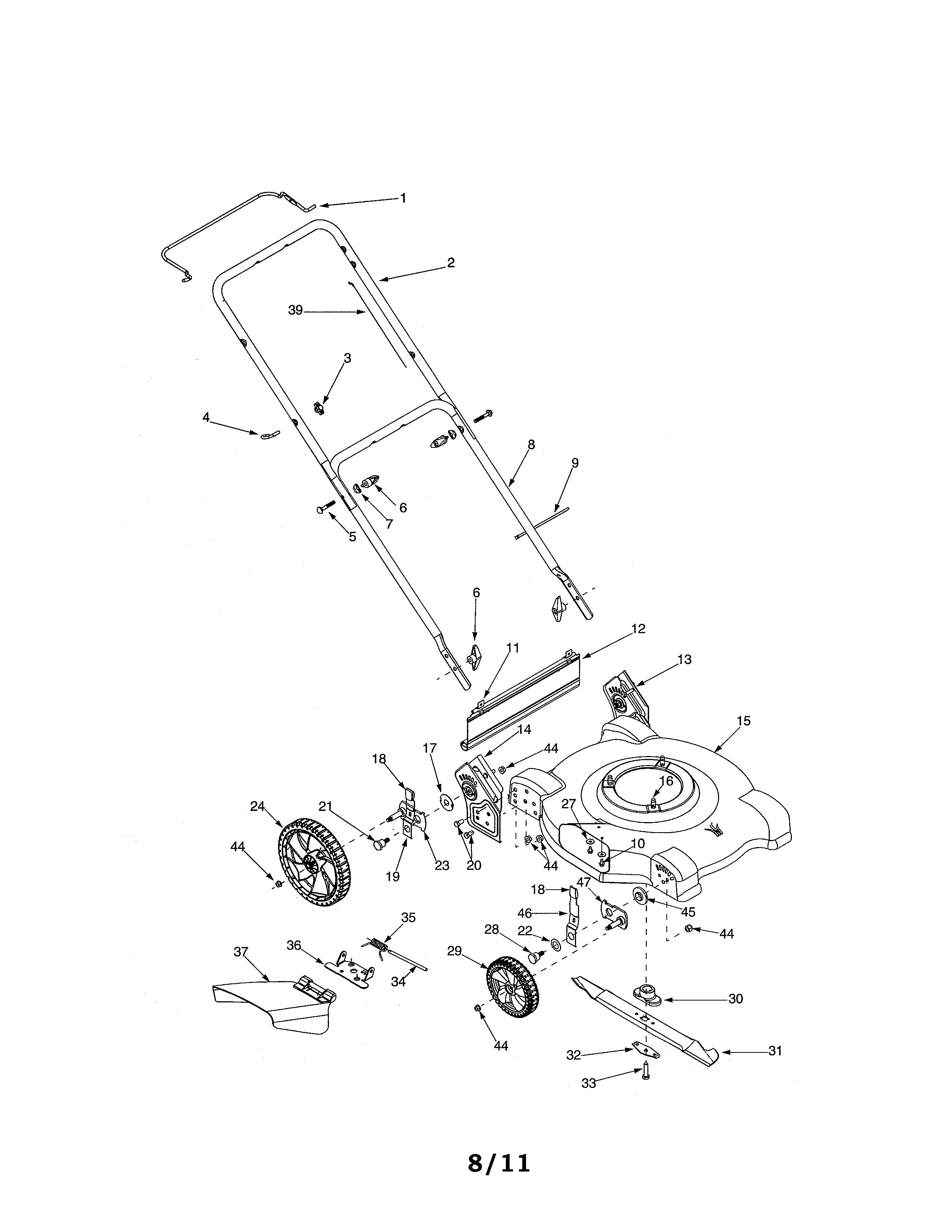 Mower parts