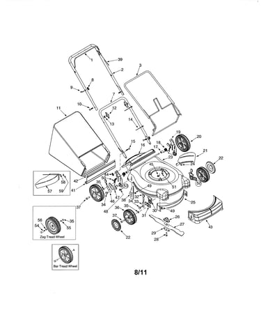 Mower parts