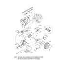 MTD 31AS6LEG752 wheels and belt drives diagram