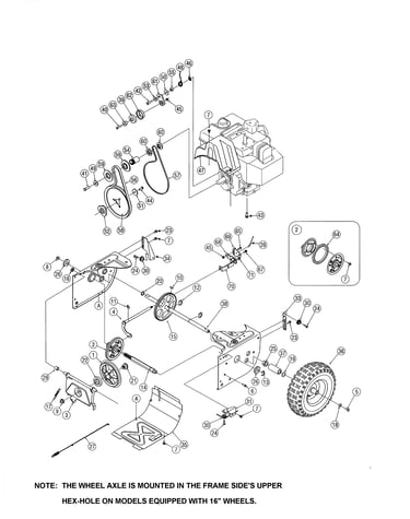Wheels and belt drives