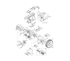 Craftsman 247886911 wheels/clutch/engine diagram
