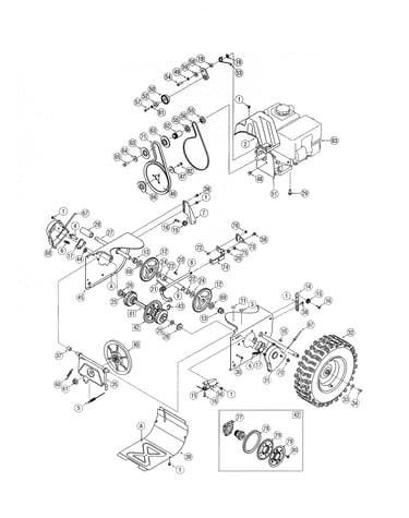 Wheels/clutch/engine