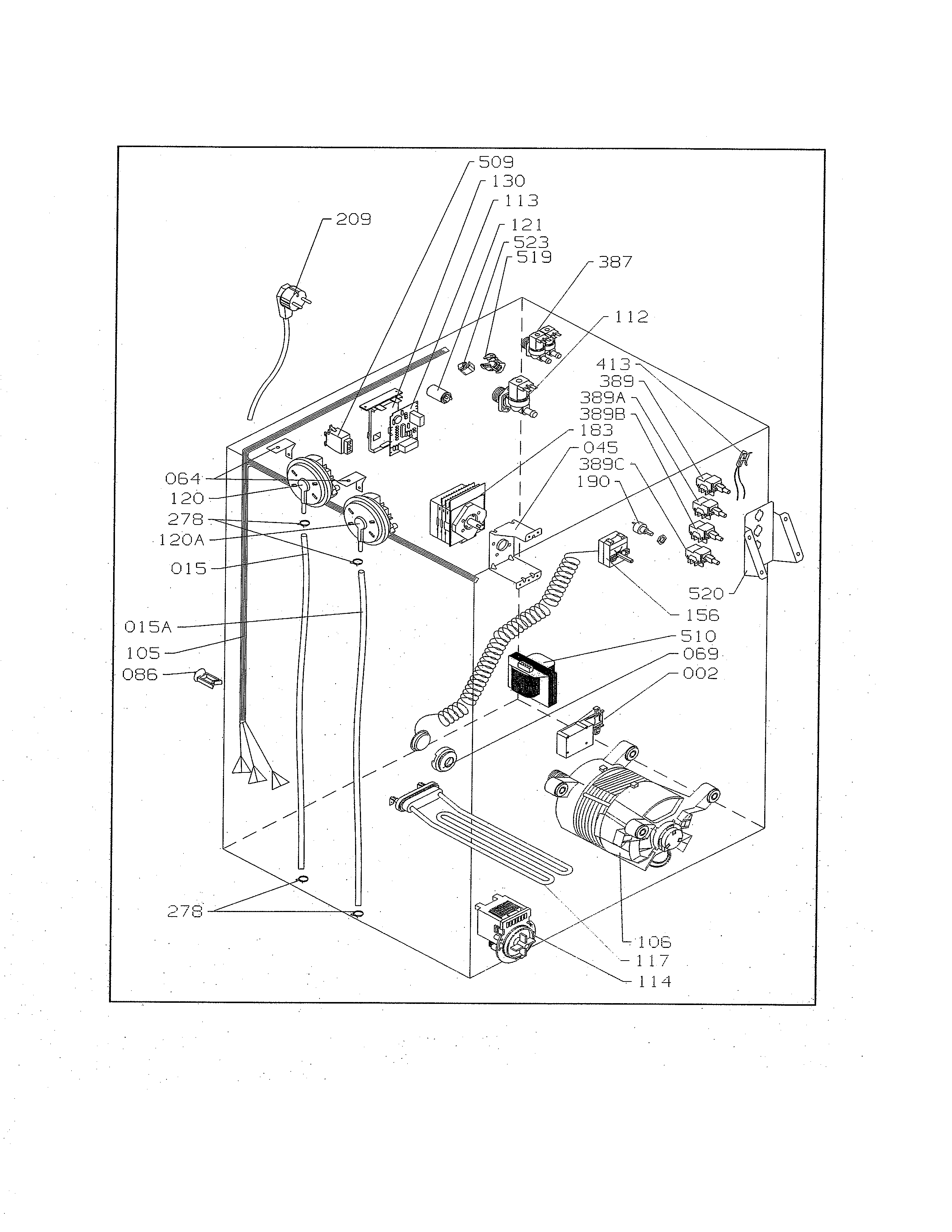 Motor/timer/hydrostat