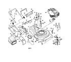 Craftsman 917377821 engine/housing/handle diagram
