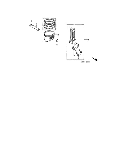 Piston / connecting rod