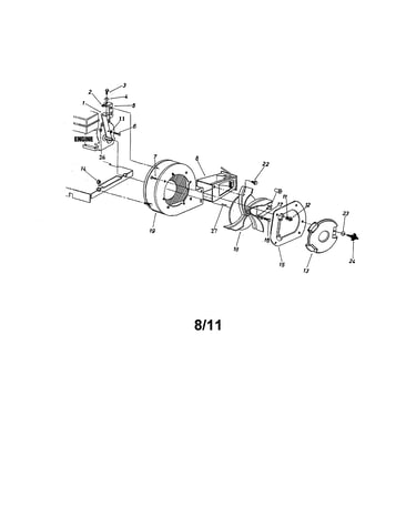 Impeller/blower housing