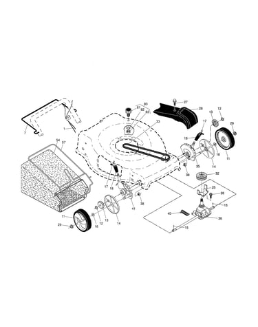 Drive control/gear case/wheels