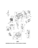 Cylinder/crankshaft/sump