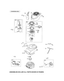 Rewind & motor starter/flywheel