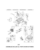 Cylinder/crankshaft/sump