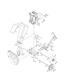 Chute/frame/wheels