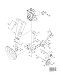 Chute/frame/wheels