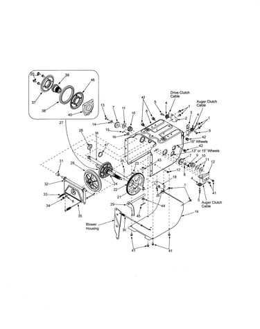 Friction wheel/gear