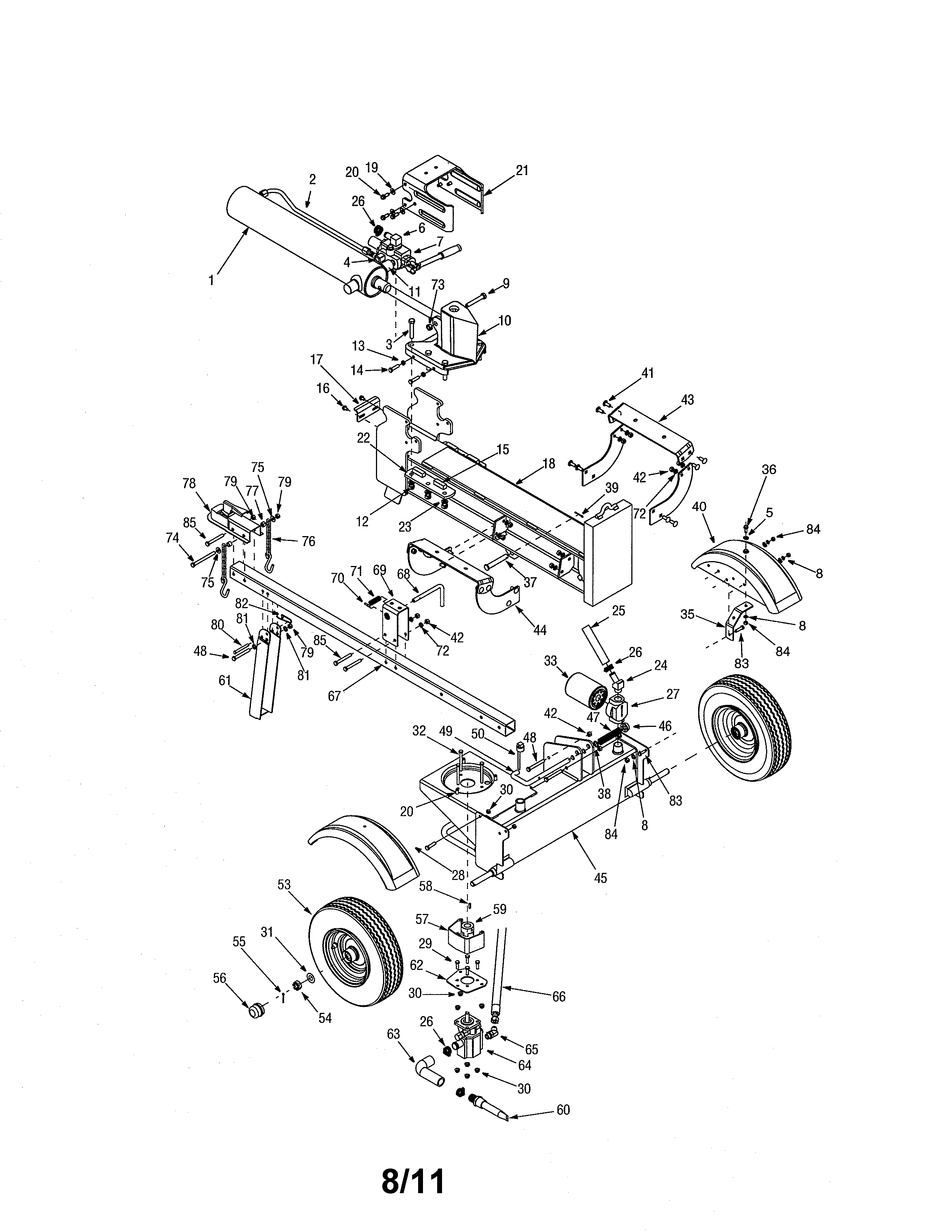 Log splitter