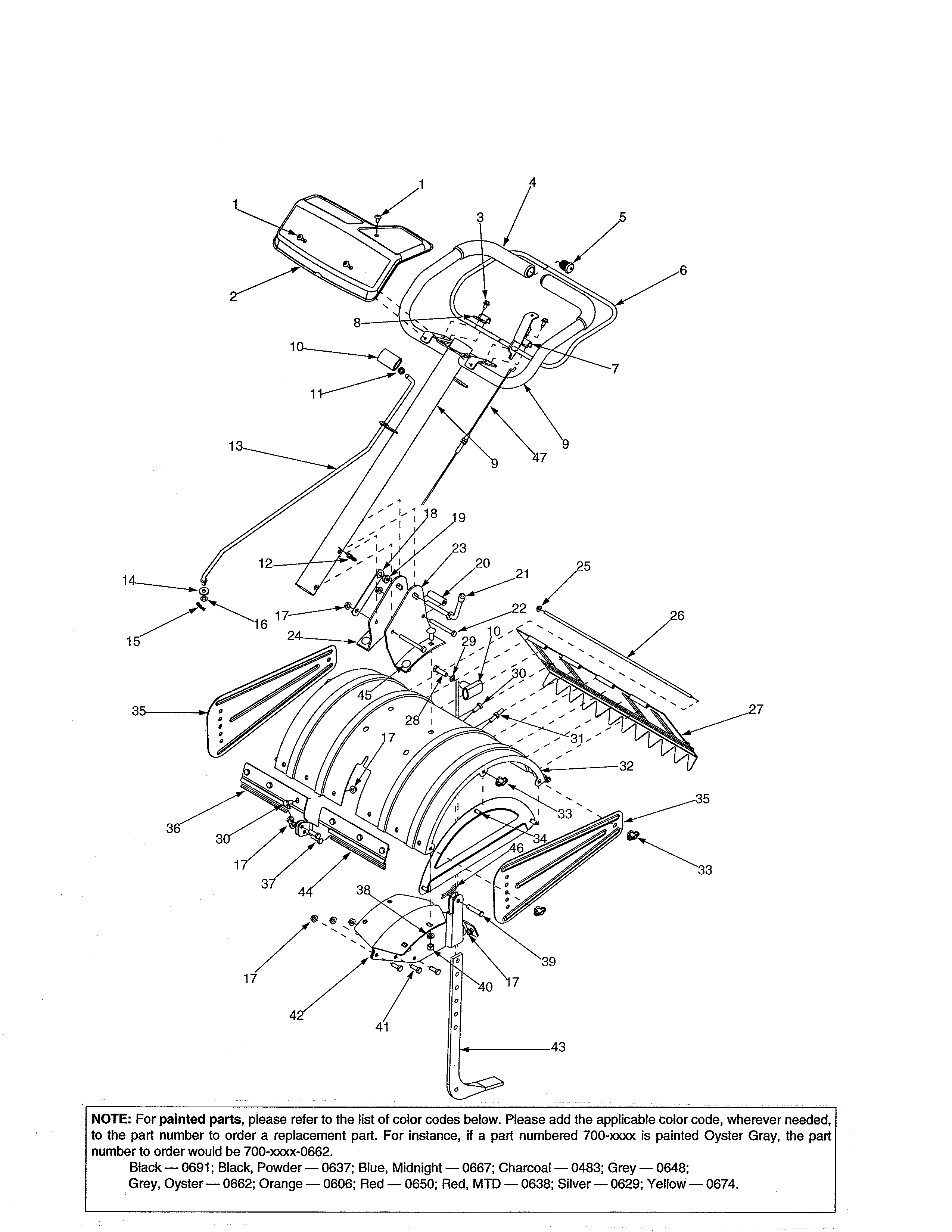 TINE SHIELD/HANDLE