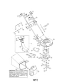 Handle/chute/deck