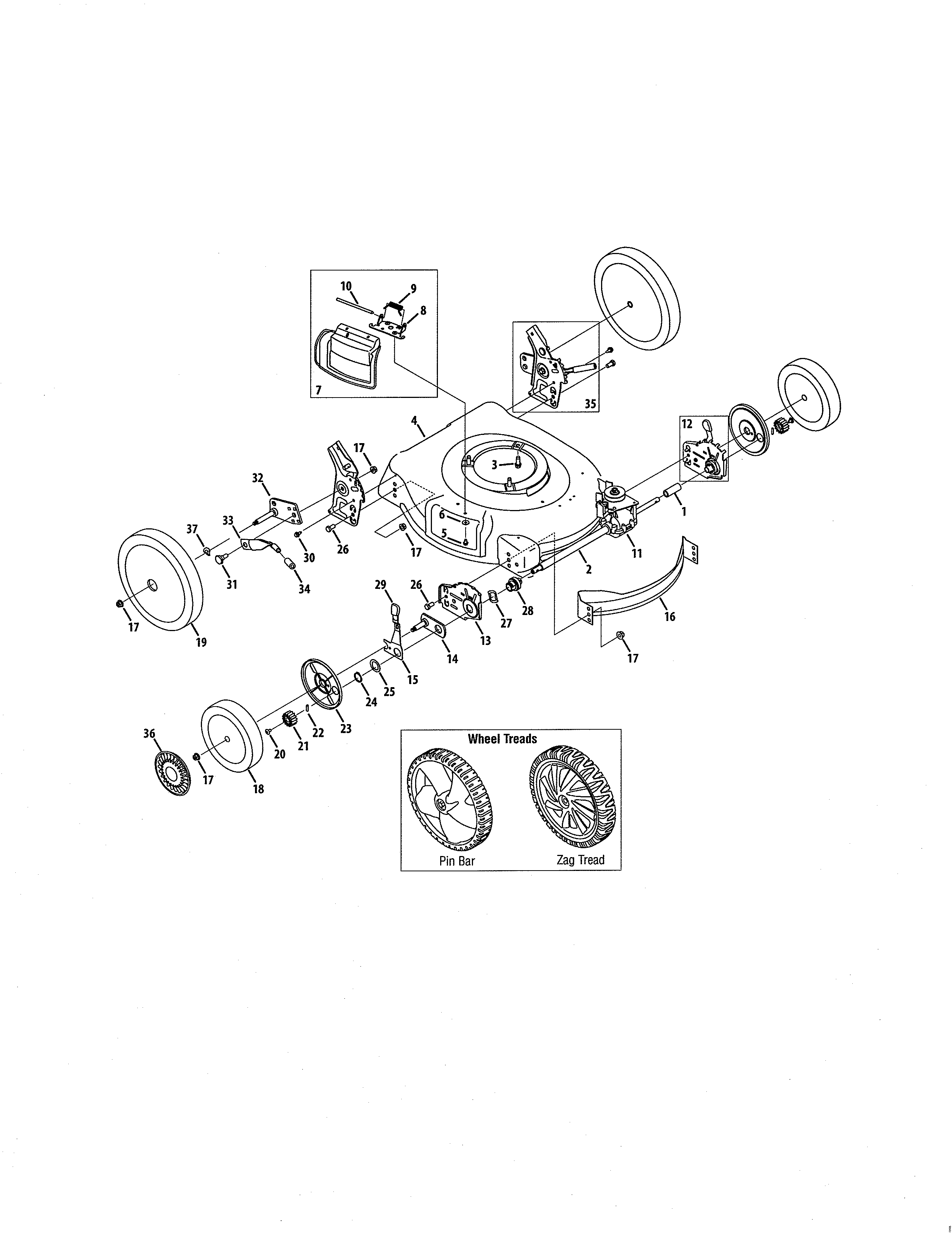 Transmission/wheels