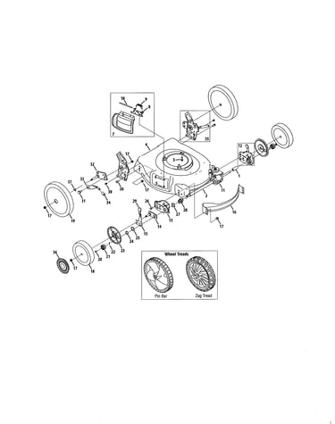Transmission/wheels