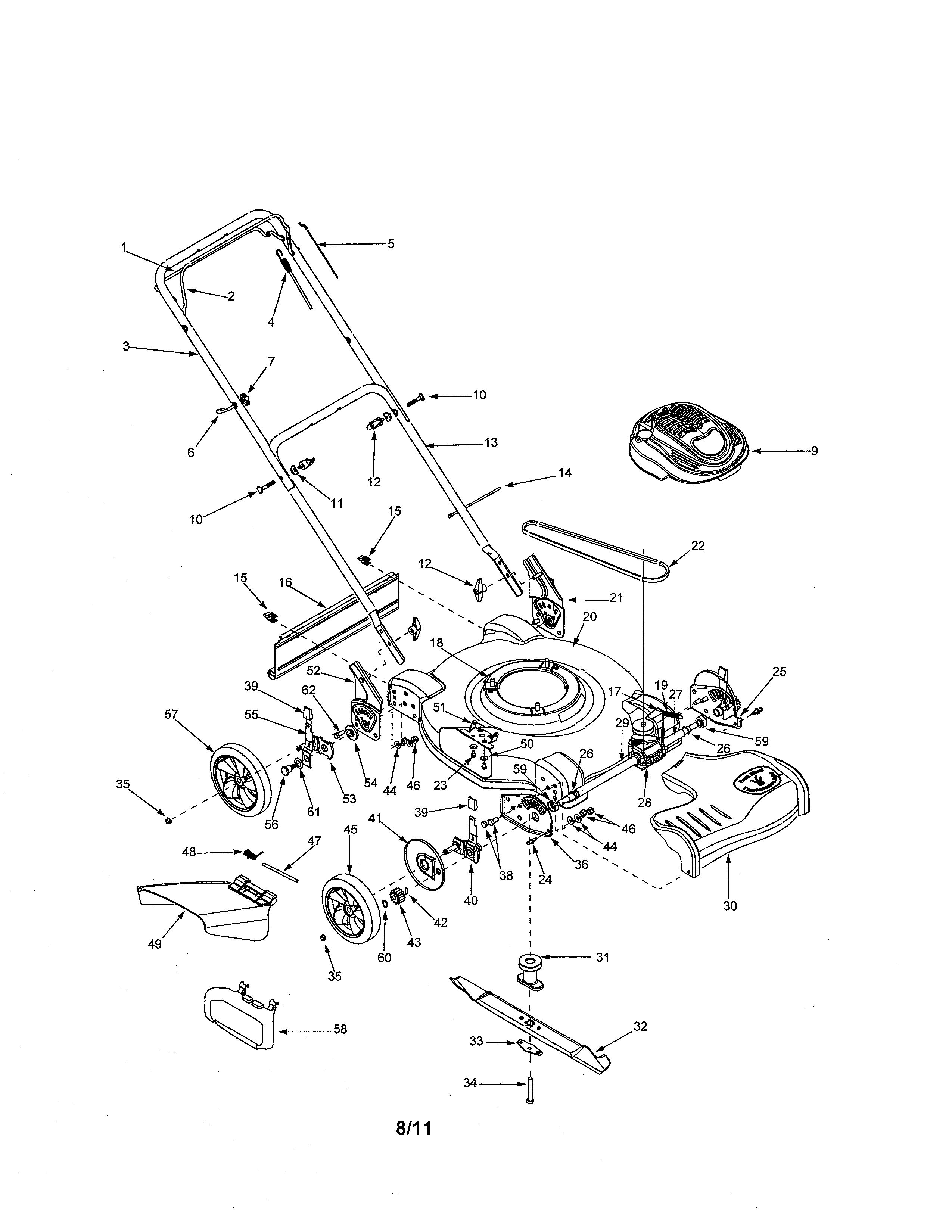 Mower parts