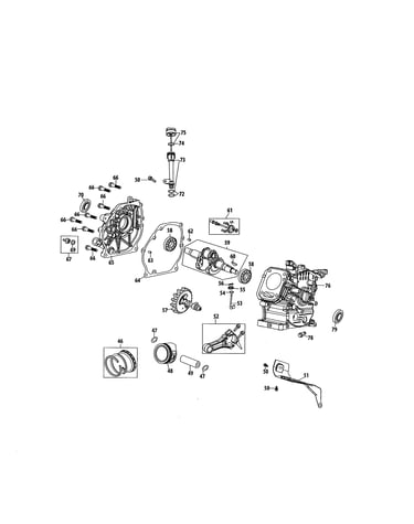Crankshaft/crankcase