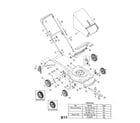 MTD 11A-414A752 lawn mower diagram