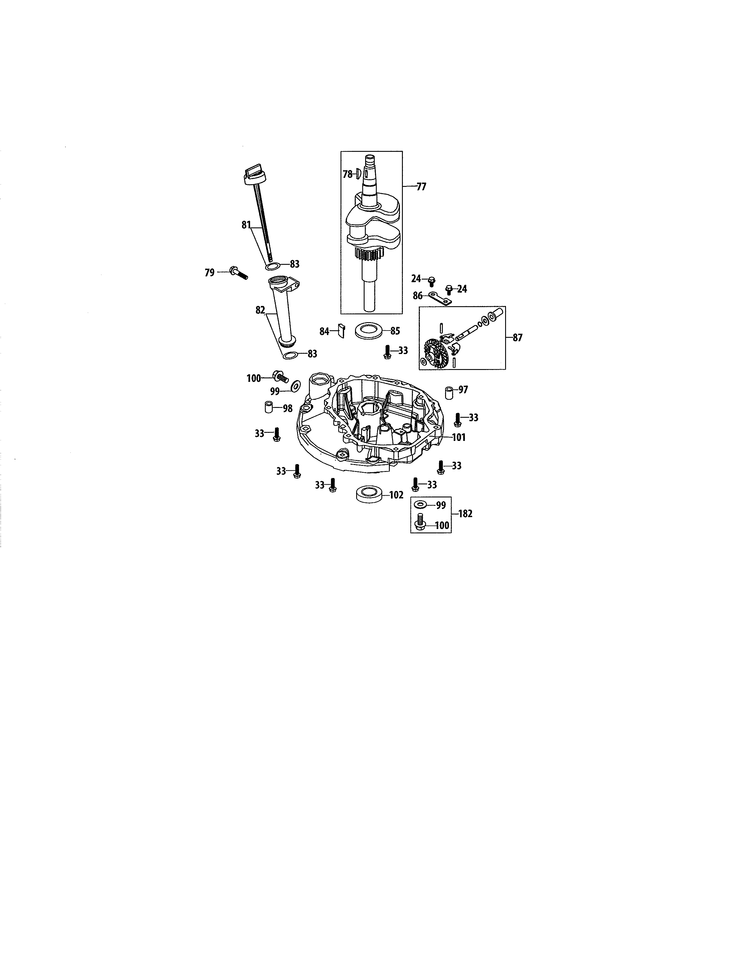 Crankshaft & crankcase cover