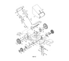 MTD 12A-559Q795 lawn mower diagram
