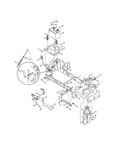 Frame & pto lift