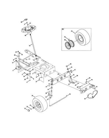 Front end steering
