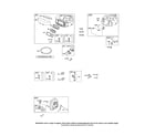 Poulan PXT16542 (96016001700) blower housing/muffler diagram