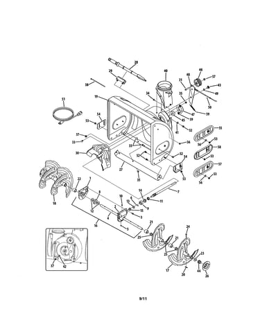 Auger & housing