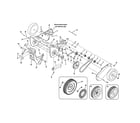 MTD 31AM2P5B704 drive system/auger diagram