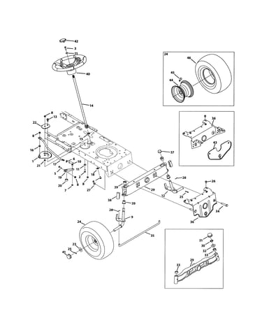 Front end steering