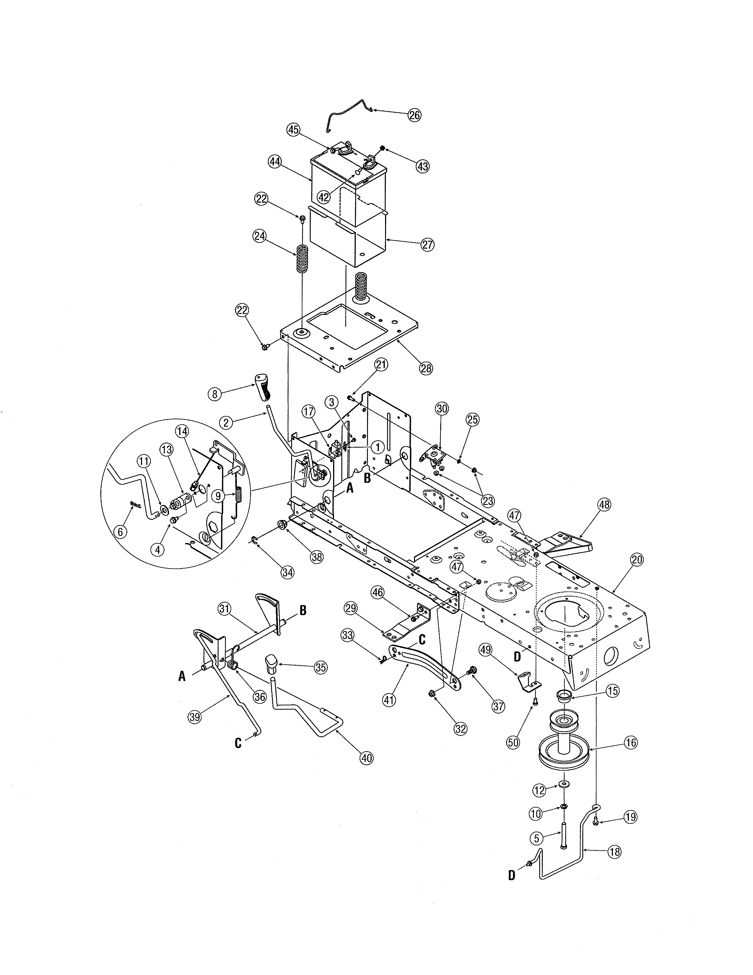 FRAME & PTO LIFT