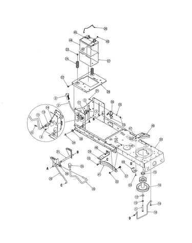 Frame & pto lift