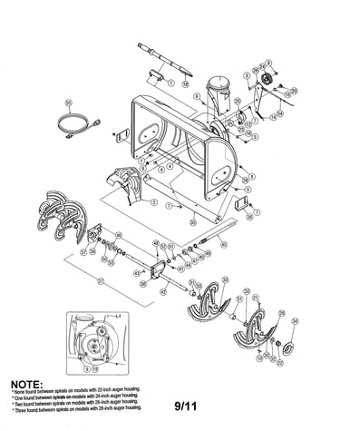 Auger & housing
