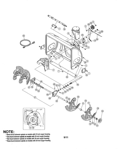 Auger & housing