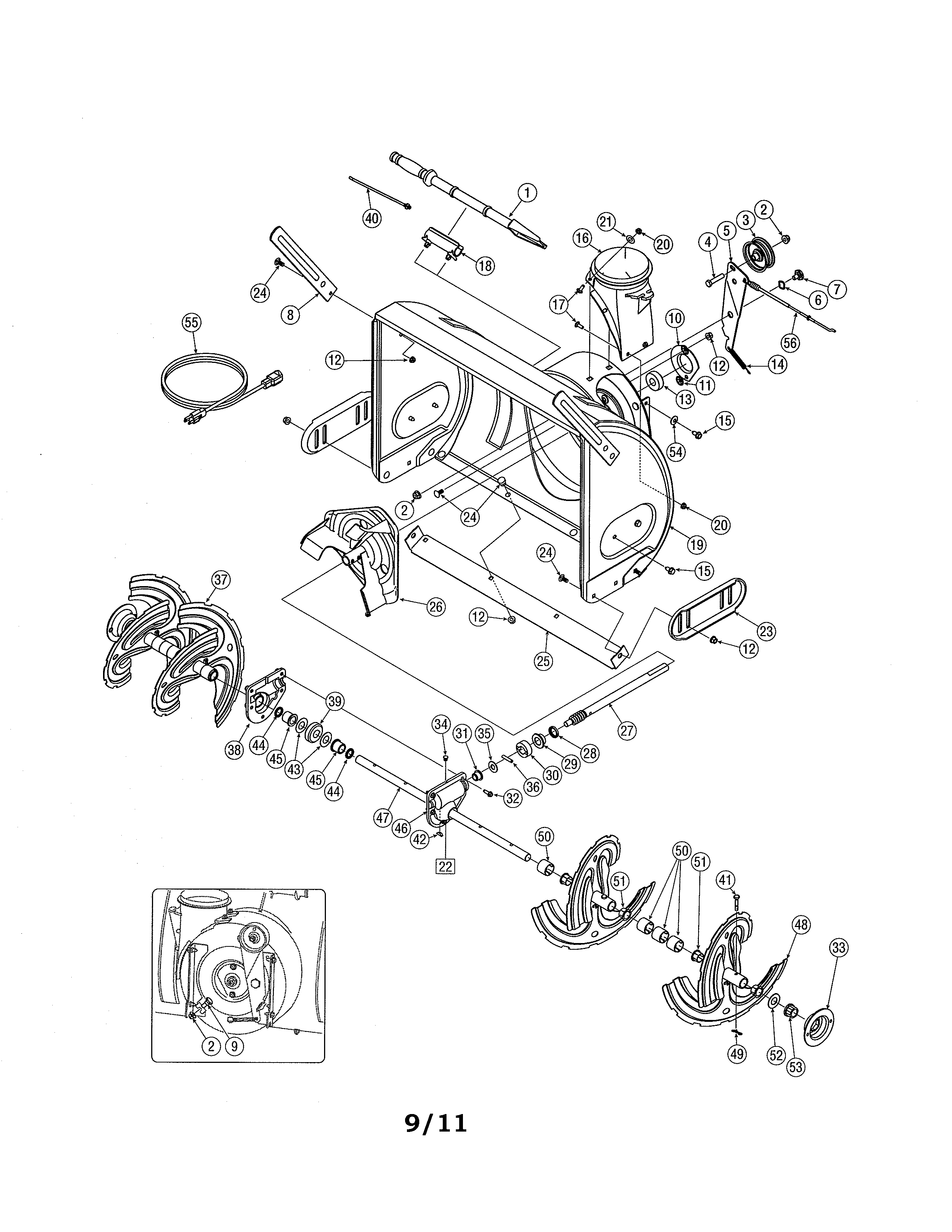 Auger & housing