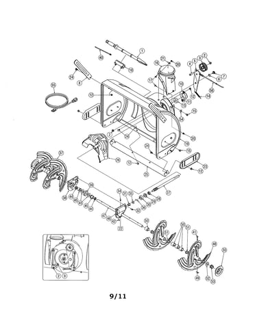 Auger & housing
