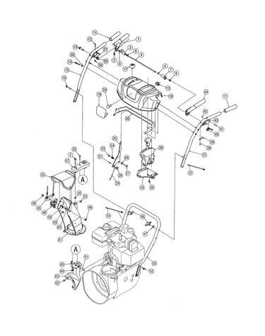 Handle/chute/light