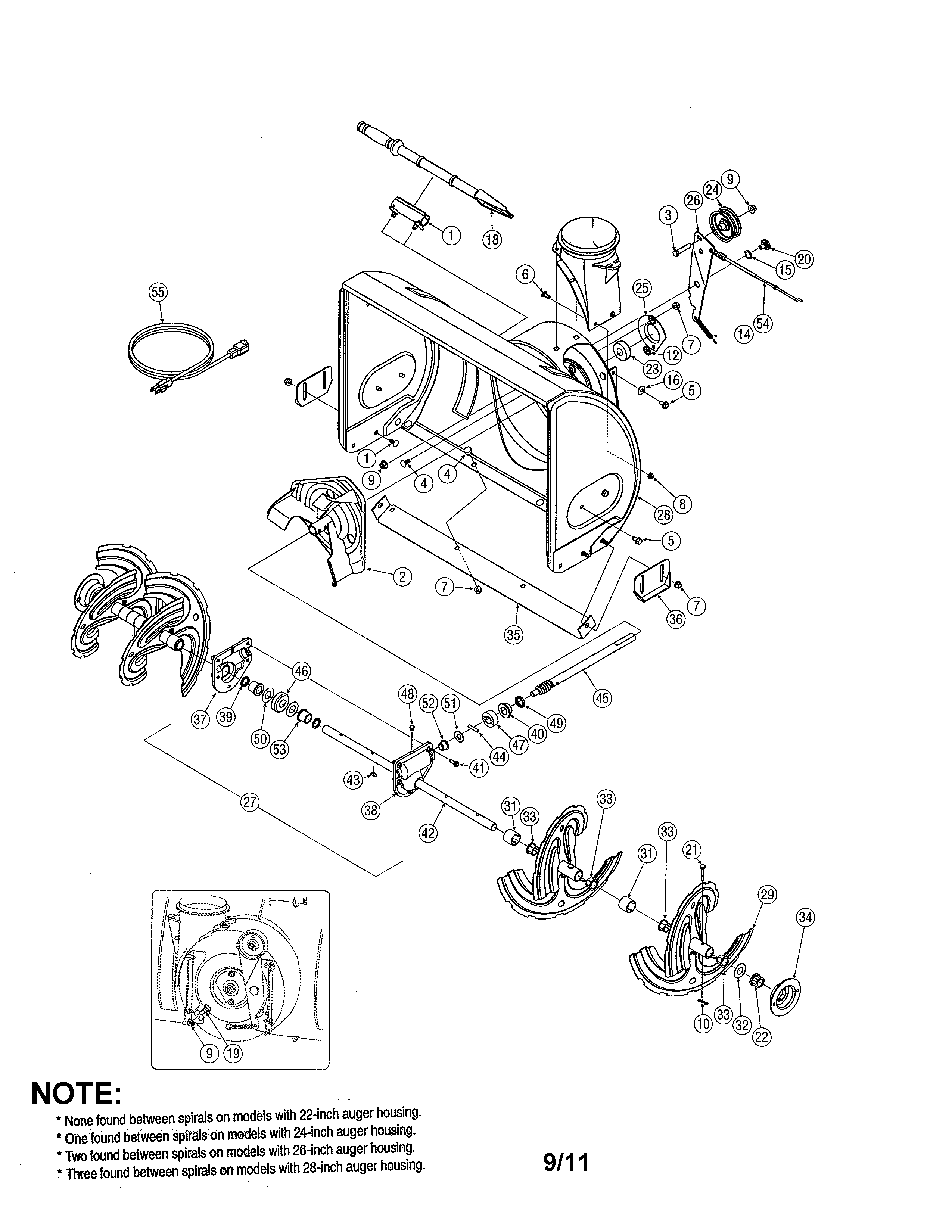 AUGER & HOUSING STYLE E & F