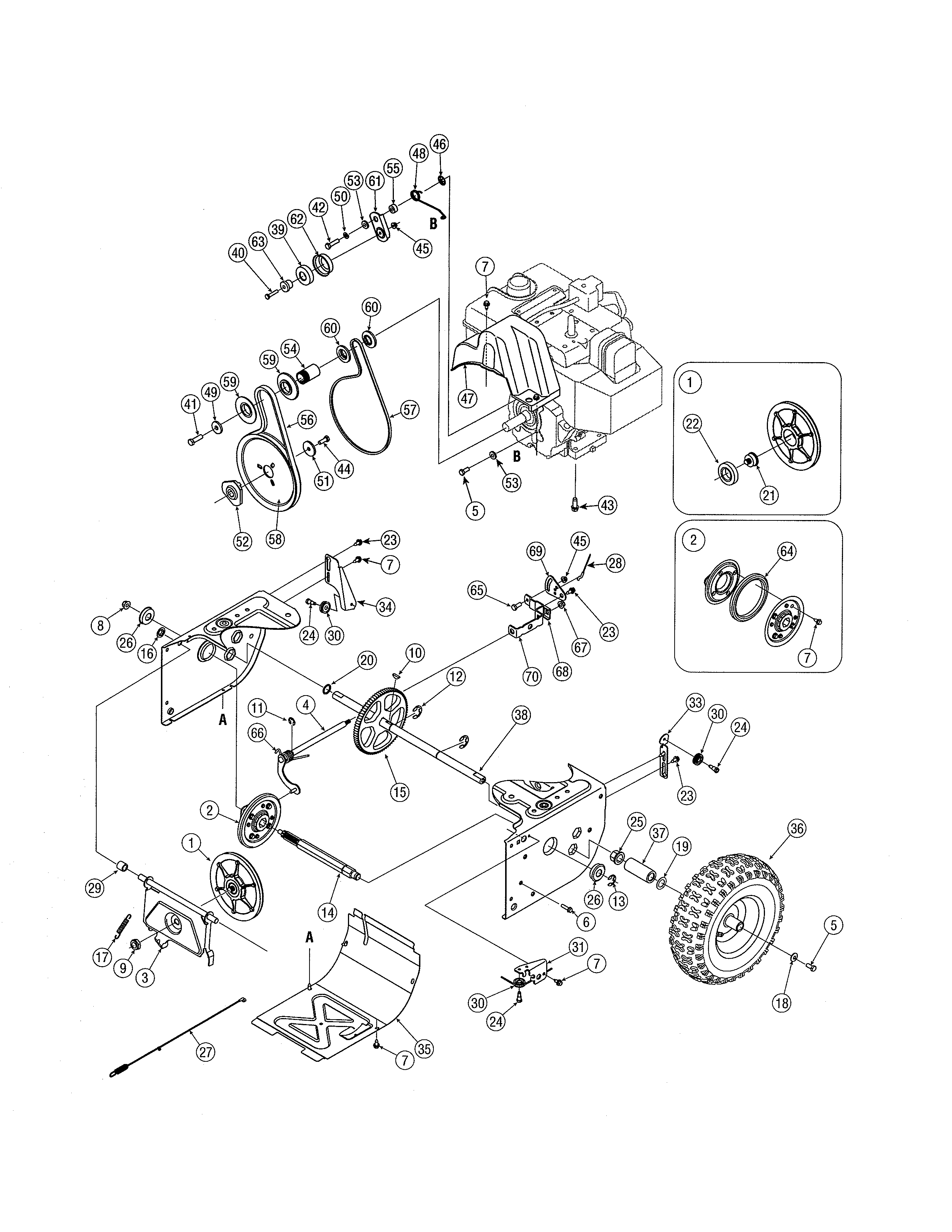 Drive/wheels